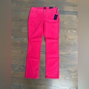 NYDJ Jeans NWT Size 12 Skinny in Bright Watermelon